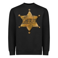 Black sheriff star Heavyweight Sweatshirt - BarkalooDesign