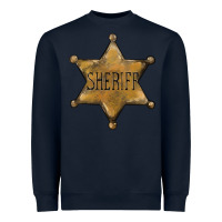 Navy sheriff star Heavyweight Sweatshirt - BarkalooDesign