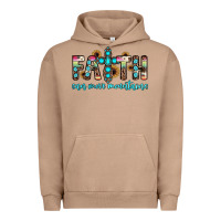 Pigment Burro faith can move mountains Urban Hoodie - JahusDesignShop