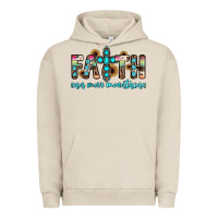 Pigment French Oak faith can move mountains Urban Hoodie - JahusDesignShop