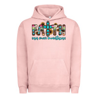 Pigment Salmon faith can move mountains Urban Hoodie - JahusDesignShop