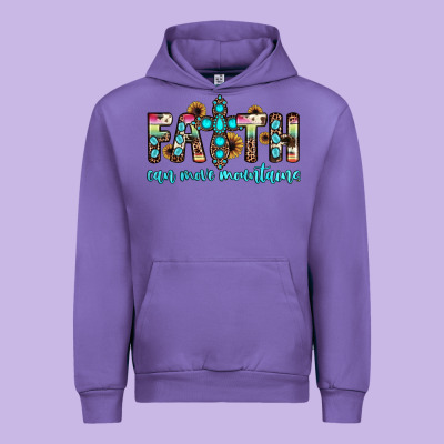 Faith Can Move Mountains Urban Hoodie Designed By Jahusdesignshop
