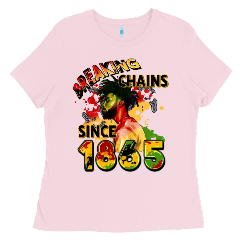 Breaking Chains Since 1865 Ladies Tee by CowGirlArtShop | Teevron