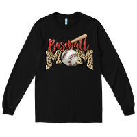 Black baseball mom Long Sleeve Tee - FaDigitalArtStudio