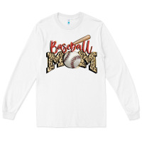 White baseball mom Long Sleeve Tee - FaDigitalArtStudio