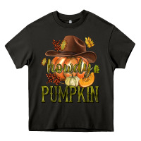 Asphalt Howdy Pumpkin Heavy Core Tee - texasbilliewilder