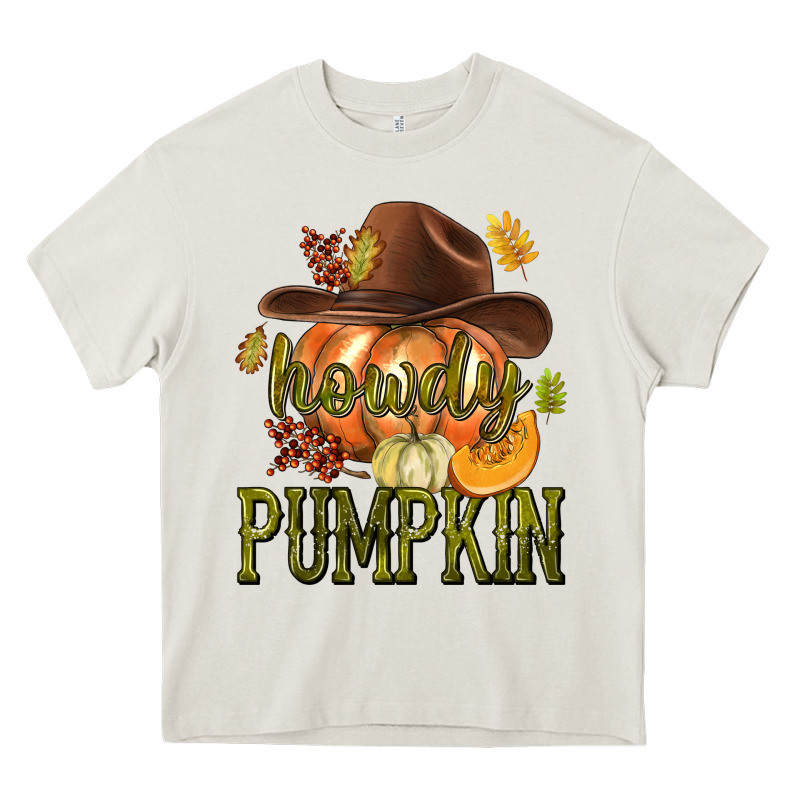 Howdy Pumpkin Heavy Core Tee by texasbilliewilder | Teevron