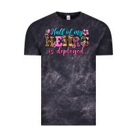 Cloud Black half of my haert is deployed olivia Vintage Tee - OliviaCreatesArt