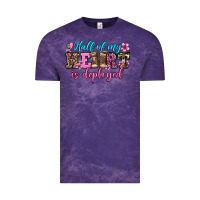 Cloud Purple half of my haert is deployed olivia Vintage Tee - OliviaCreatesArt