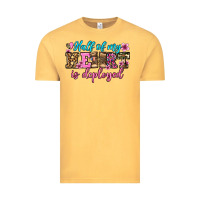 Vintage Mustard half of my haert is deployed olivia Vintage Tee - OliviaCreatesArt