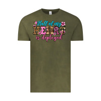 Vintage Olive half of my haert is deployed olivia Vintage Tee - OliviaCreatesArt