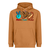Peace Love Hotdogs Heavyweight Hoodie | Teevron