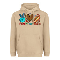 Mushroom peace love hotdogs Heavyweight Hoodie - AdoDesignShop