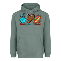 Sage peace love hotdogs Heavyweight Hoodie - AdoDesignShop