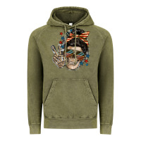 Vintage Olive American Mother skull Vintage Hoodie - FaDigitalArtStudio