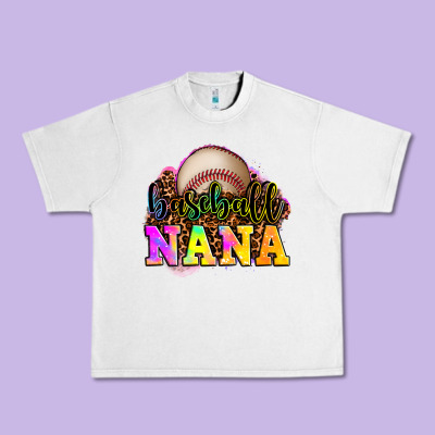 Baseball Nana Urban Heavy Tee Designed By Oliviacreatesart