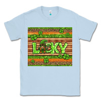 Dusty Blue st Patricks lucky gnome Classic Tee - Jasminsmagicworld