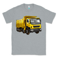 Heather Grey dump truck Classic Tee - Artiststas
