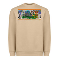 Mushroom love texas armadillo license plate Heavyweight Sweatshirt - BarkalooDesign