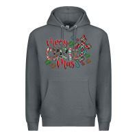 Rock Merry Christmas Premium Hoodie - CowhideDigitalArt