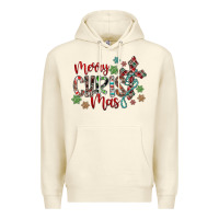 Sandshell Merry Christmas Premium Hoodie - CowhideDigitalArt