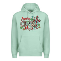 Seafoam Merry Christmas Premium Hoodie - CowhideDigitalArt