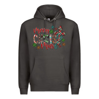 Smoke Merry Christmas Premium Hoodie - CowhideDigitalArt