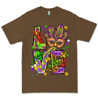 Cacao Mardi Gras love Premium Tee - HowdyJamesFarm