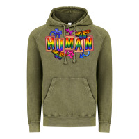 Vintage Olive Human pride Vintage Hoodie - FaDigitalArtStudio