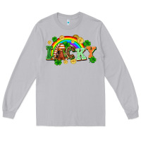 Moon Dust lucky gnome St. Patricks Day Long Sleeve Tee - FaDigitalArtStudio