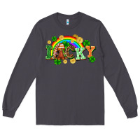 Smoke lucky gnome St. Patricks Day Long Sleeve Tee - FaDigitalArtStudio