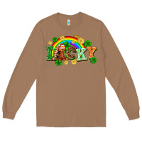 Toasted Coconut lucky gnome St. Patricks Day Long Sleeve Tee - FaDigitalArtStudio