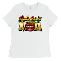 White black mom Ladies Tee - CowGirlArtShop