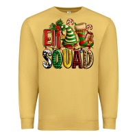 Antique Gold elf squad with elf hat and socks Premium Sweatshirt - AdoDesignShop