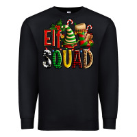 Black elf squad with elf hat and socks Premium Sweatshirt - AdoDesignShop