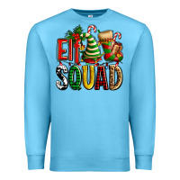 Ocean Blue elf squad with elf hat and socks Premium Sweatshirt - AdoDesignShop