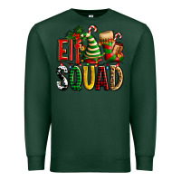 Sports Green elf squad with elf hat and socks Premium Sweatshirt - AdoDesignShop