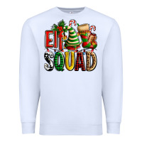White elf squad with elf hat and socks Premium Sweatshirt - AdoDesignShop