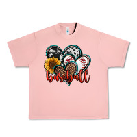 Salmon baseball hearts Urban Heavy Tee - Jasminsmagicworld