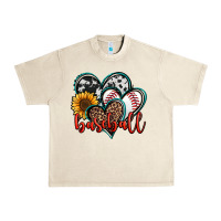 Sandshell baseball hearts Urban Heavy Tee - Jasminsmagicworld