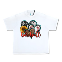 White baseball hearts Urban Heavy Tee - Jasminsmagicworld