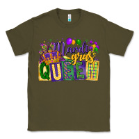 Army Green mardi gras queen Classic Tee - CowGirlArtShop