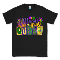 Black mardi gras queen Classic Tee - CowGirlArtShop