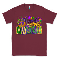 Burgundy mardi gras queen Classic Tee - CowGirlArtShop