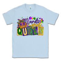 Dusty Blue mardi gras queen Classic Tee - CowGirlArtShop