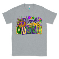 Heather Grey mardi gras queen Classic Tee - CowGirlArtShop