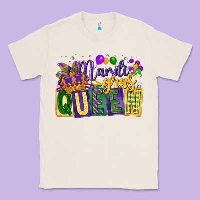 Mardi Gras Queen Classic Tee Designed By Cowgirlartshop