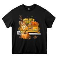 Black Fall Truck Heavy Core Tee - texasbilliewilder