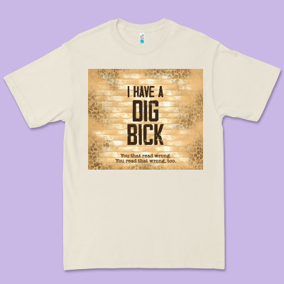 Sarcastic Funny I Have A Dig Bick Premium Tee Designed By Tumblerdesignbyshophia