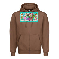 Chestnut easter cross license plate template Zipper Hoodie - BarkalooDesign